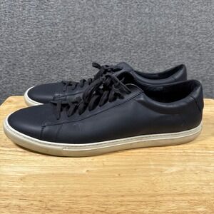 Oliver Cabell Low 1 Sneakers Mens EU 47 US 14 Navy Blue Leather Shoes Italy Made